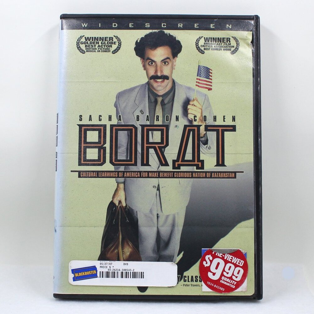 Sacha Baron Cohen Borat Widescreen DVD Video